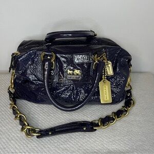 Coach Madison Sabrina Y2K Eggplant Purple Shoulder Bag